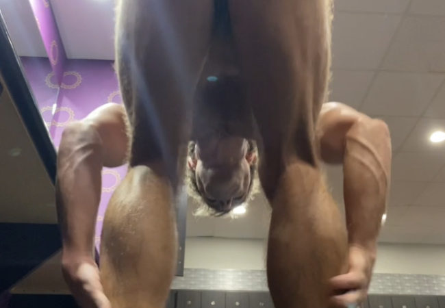 Locker Room & Tanning tease