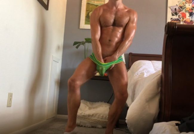 Sweaty Green Jockstrap